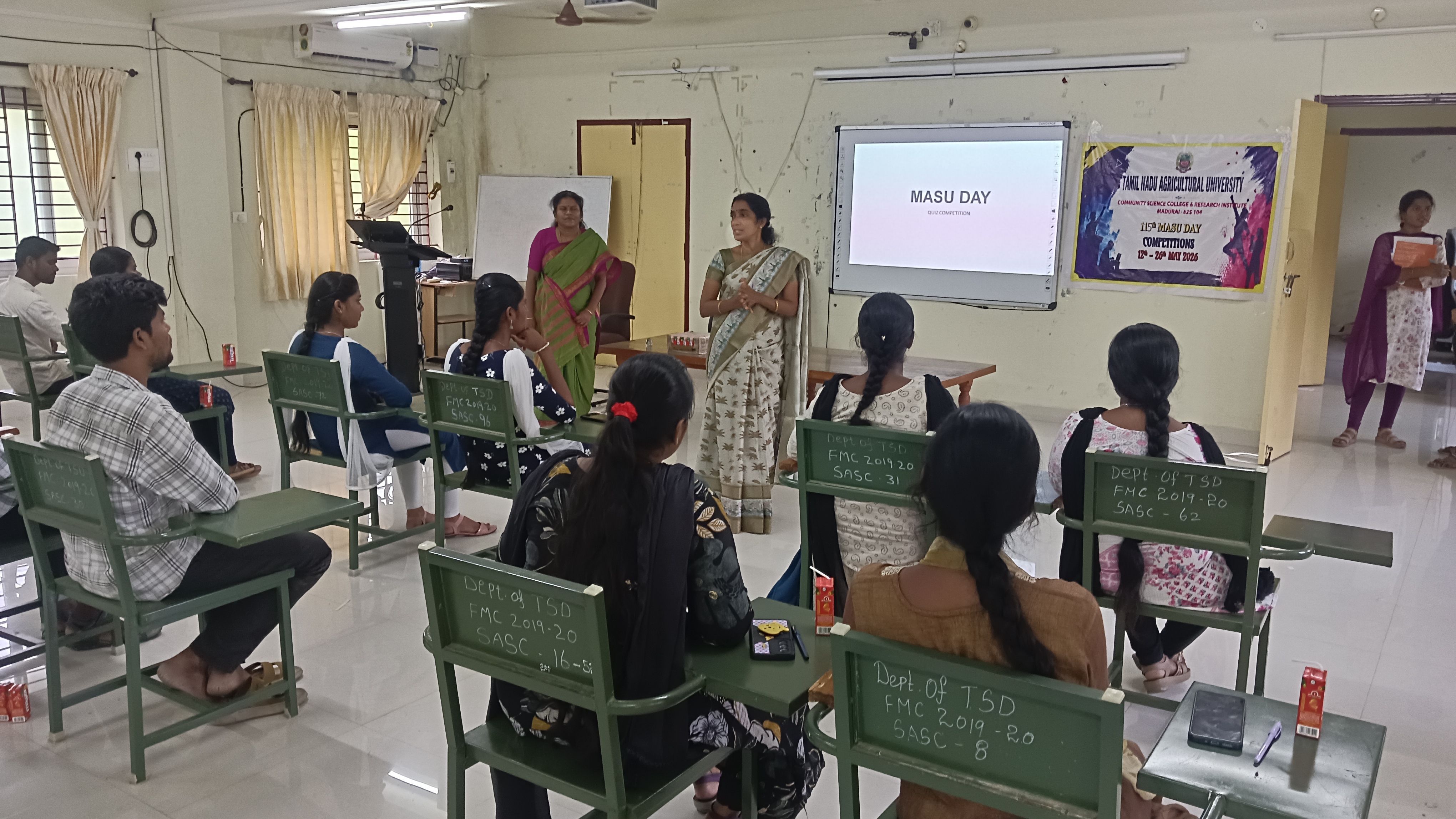 MASU Day 2026 – Quiz Competition | CSC & RI, Madurai